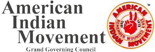 native, american indian movement, aim, a.i.m., grand governing council